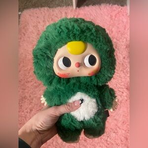 Authentic Baby Three 400% V1 Plush Green Dino Figure Original First Generation